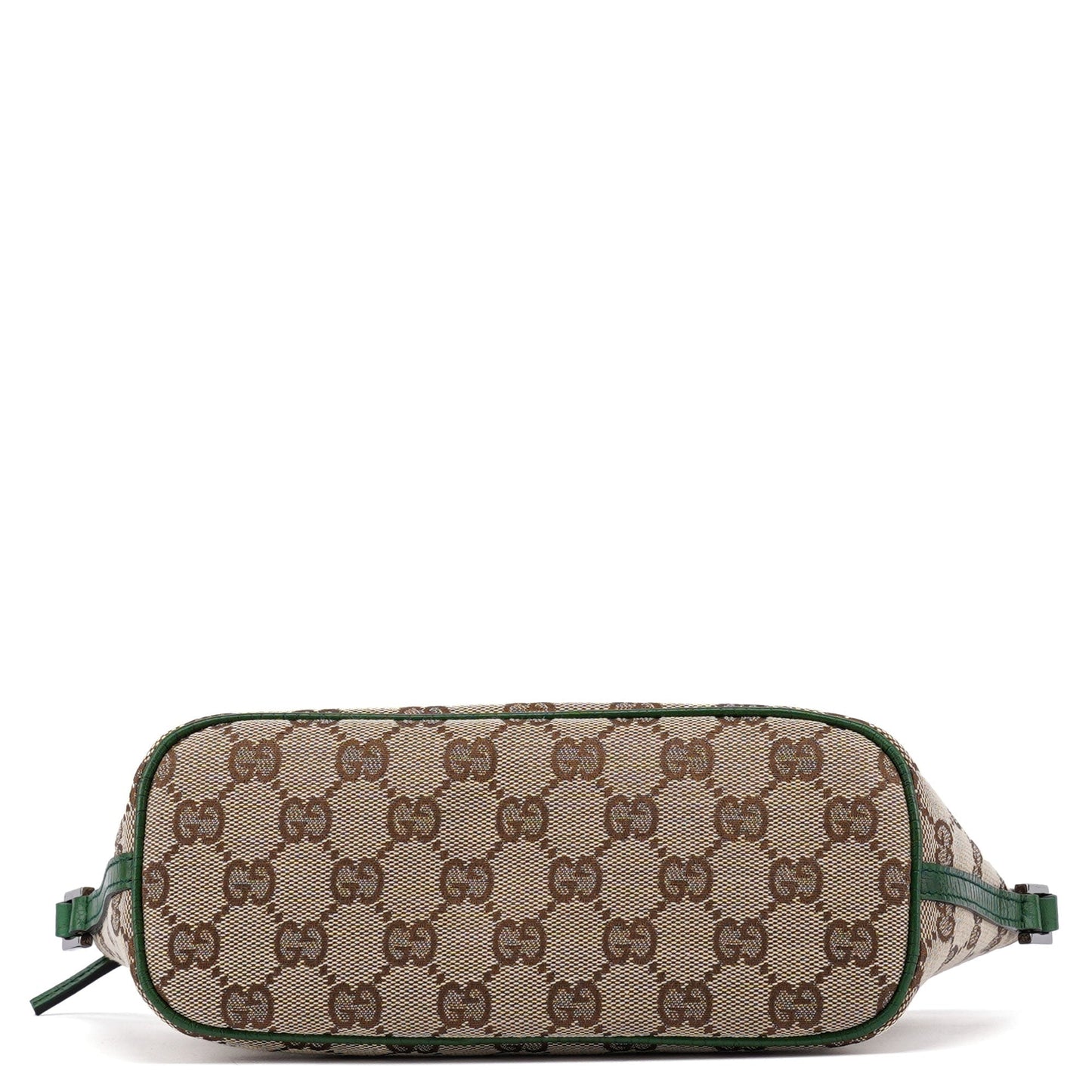 07198 Beige Green GG Boat Pochette