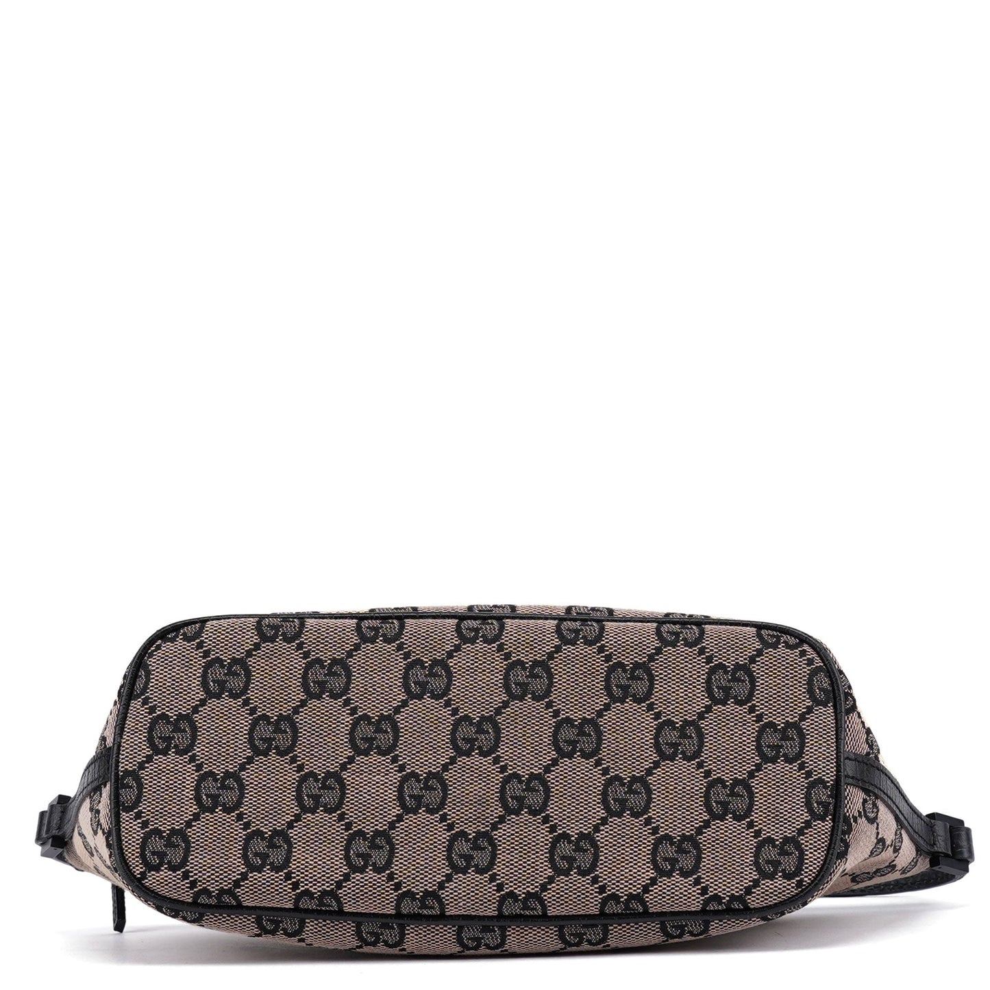 07198 Beige Matte Black GG Boat Pochette