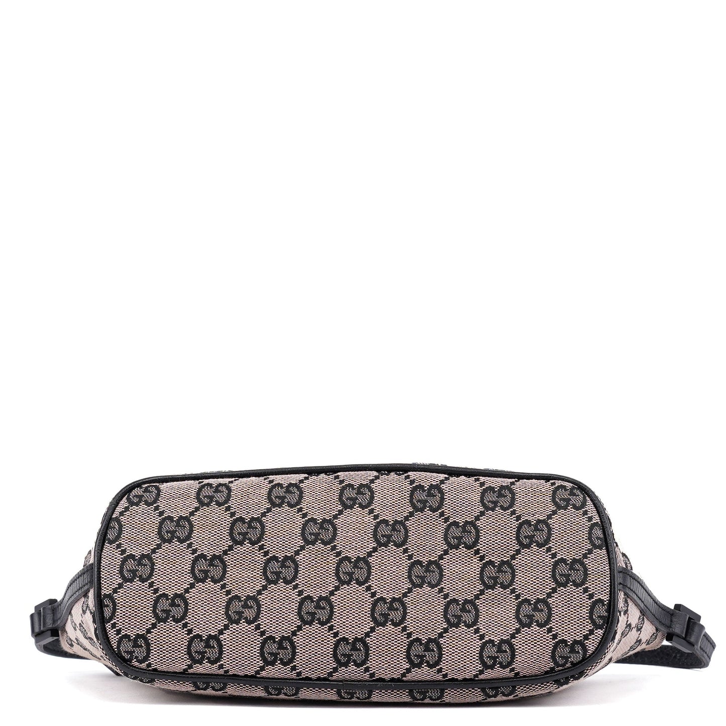 07198 Beige Matte Black GG Boat Pochette