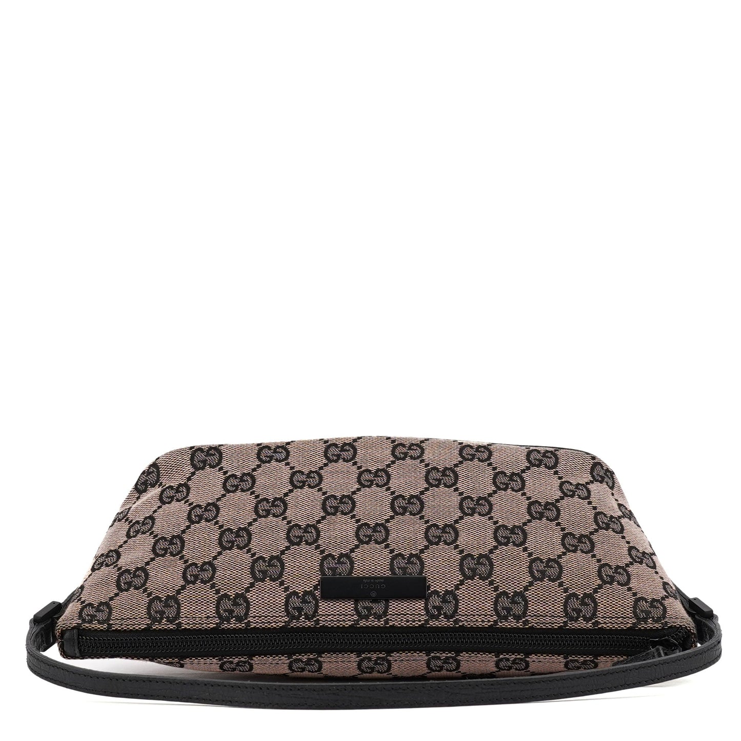 07198 Beige Matte Black GG Boat Pochette