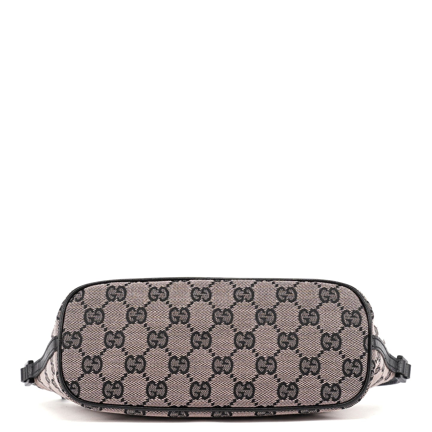 07198 Beige Matte Black GG Boat Pochette