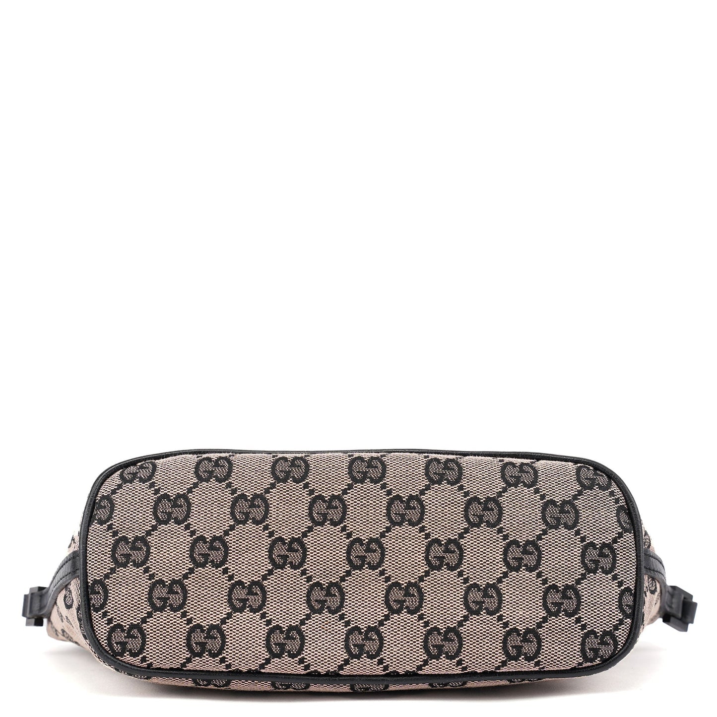 07198 Beige Matte Black GG Boat Pochette