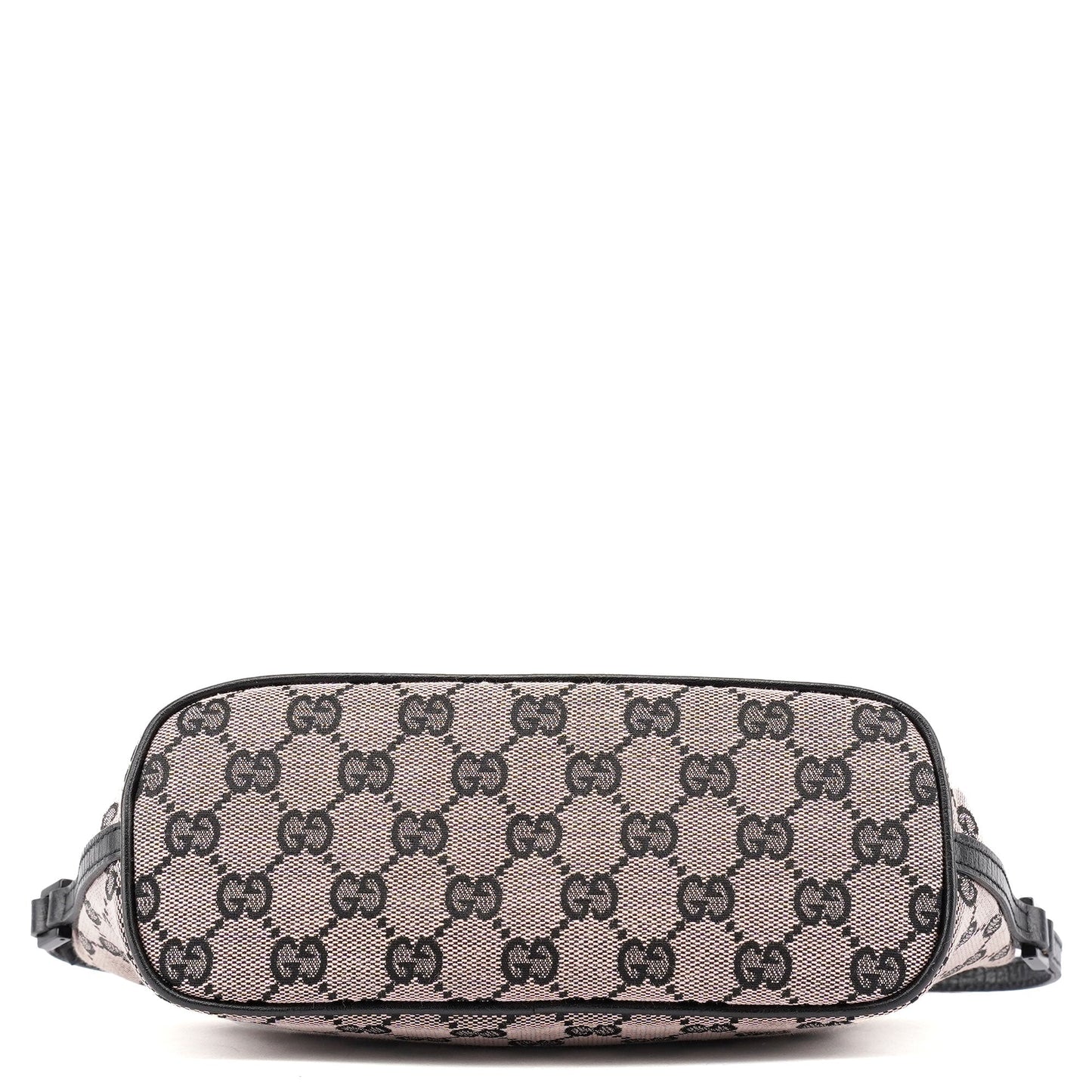 07198 Beige Matte Black GG Boat Pochette