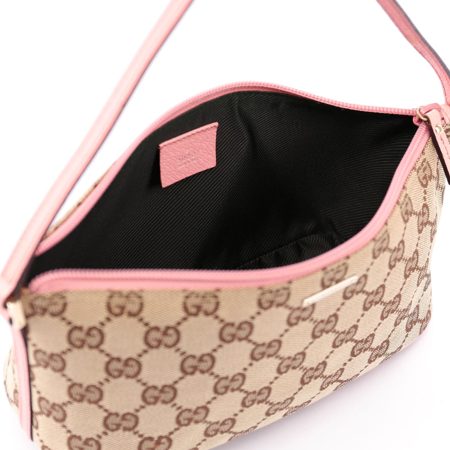 07198 Beige Pink GG Boat Pochette