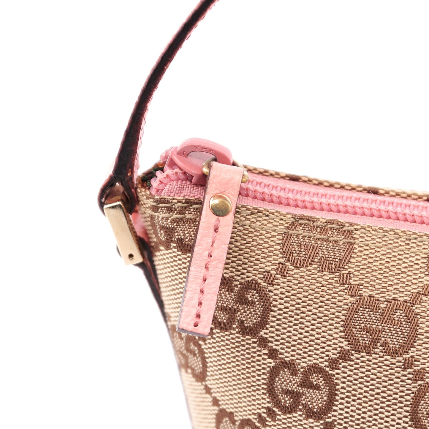 07198 Beige Pink GG Boat Pochette