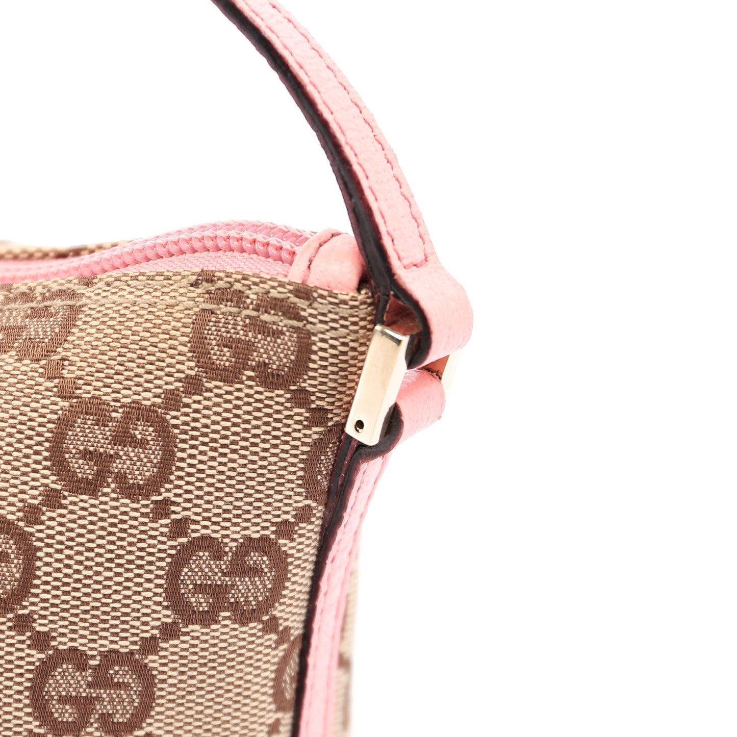 07198 Beige Pink GG Boat Pochette