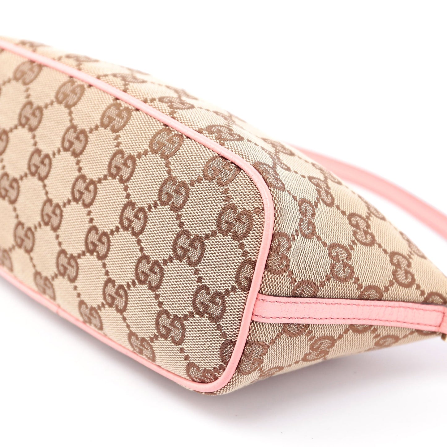 07198 Beige Pink GG Boat Pochette