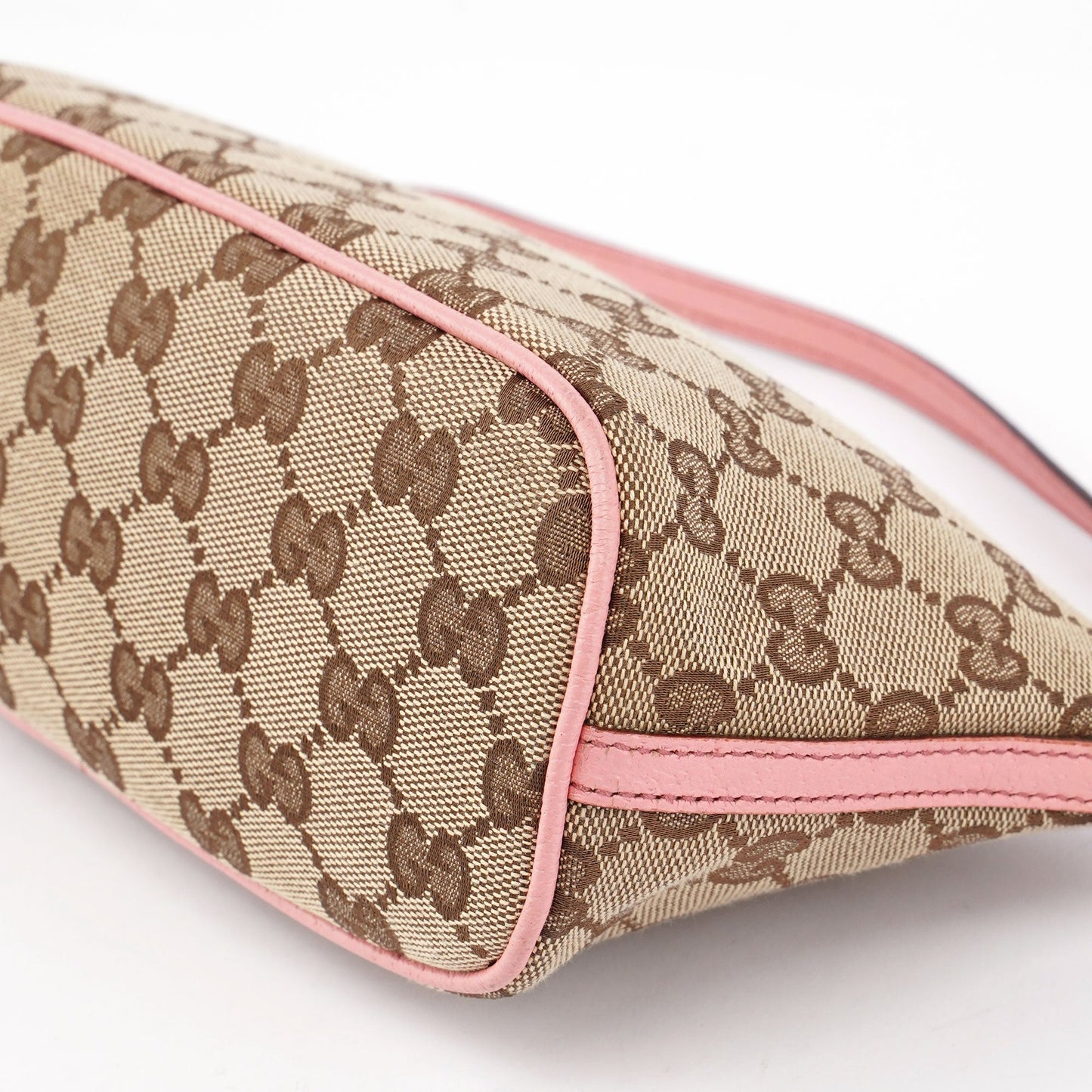 07198 Beige Pink GG Boat Pochette