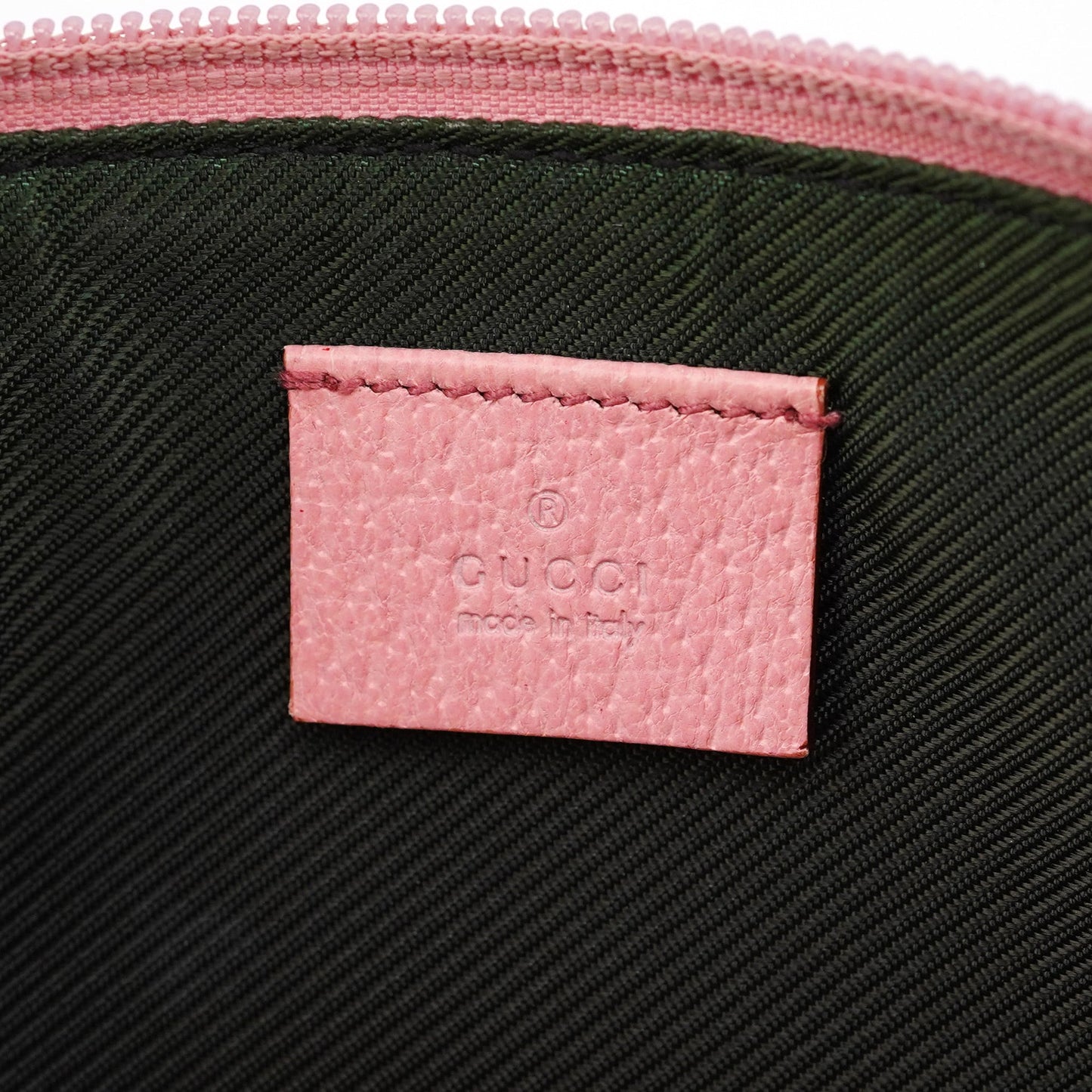 07198 Beige Pink GG Boat Pochette