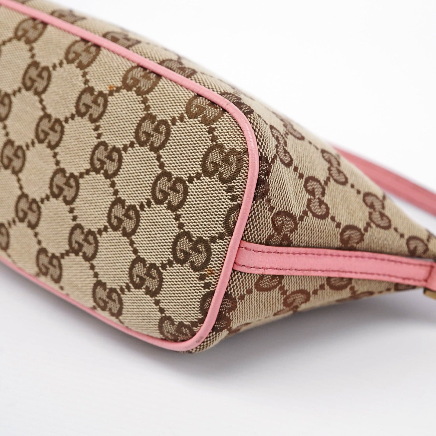 07198 Beige Pink GG Boat Pochette