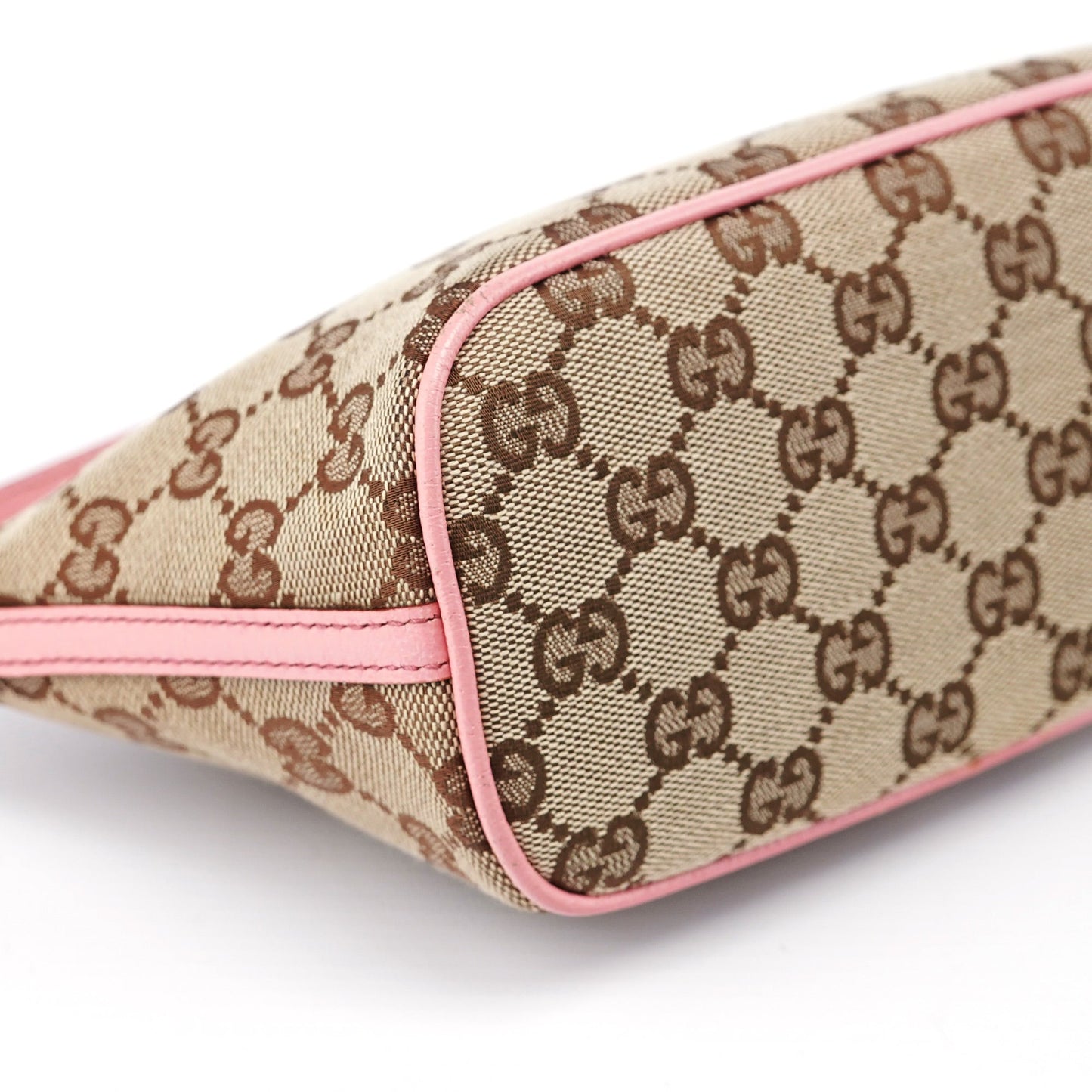 07198 Beige Pink GG Boat Pochette