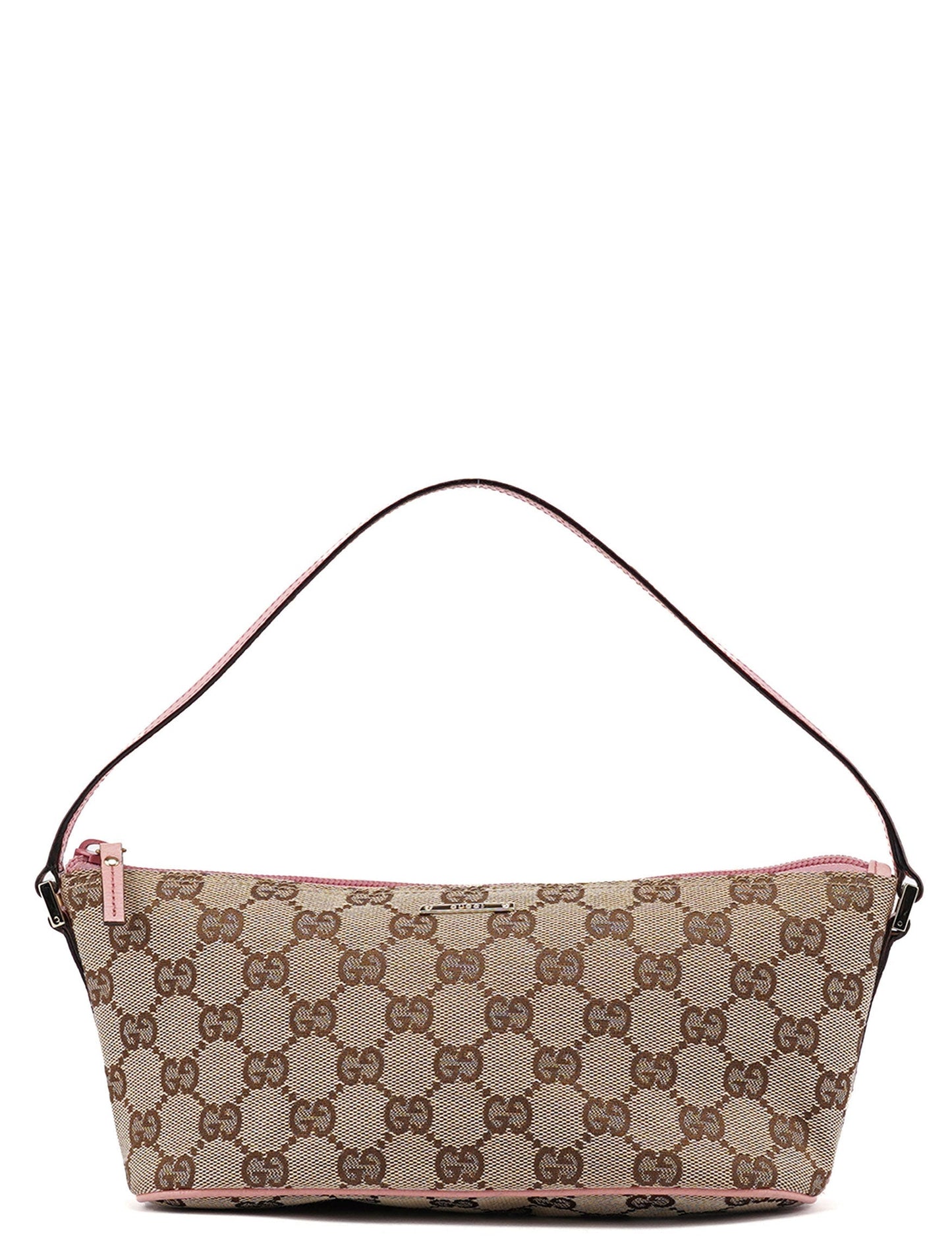 07198 Beige Pink GG Boat Pochette