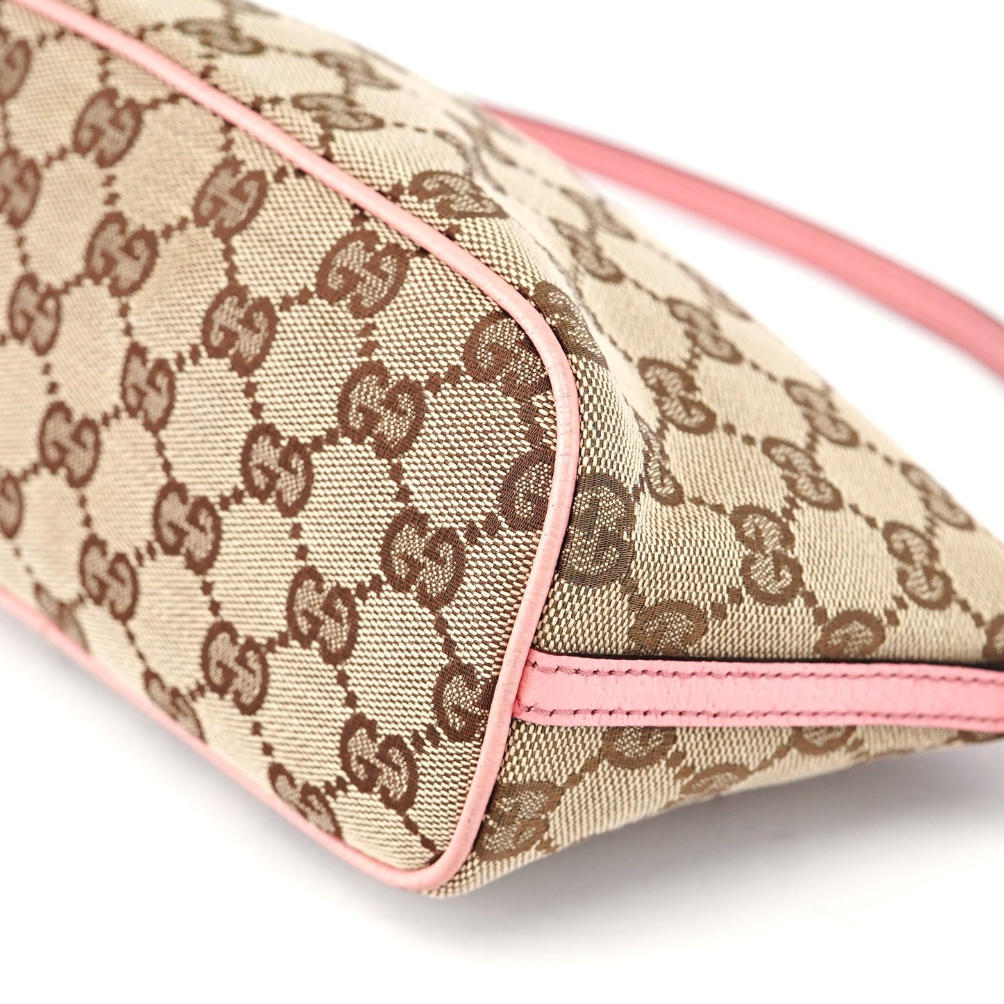 07198 Beige Pink GG Boat Pochette
