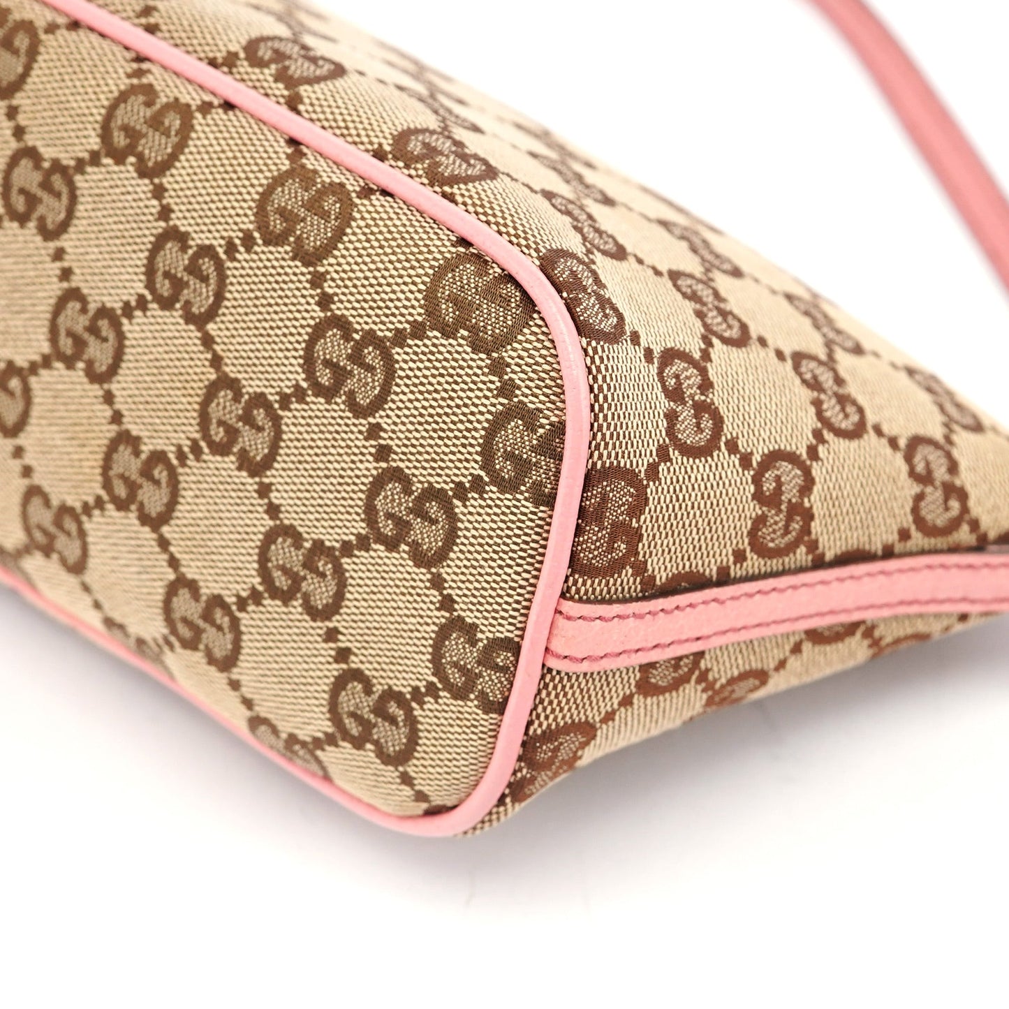 07198 Beige Pink GG Boat Pochette