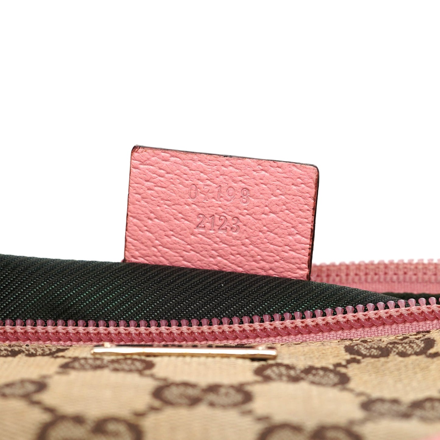 07198 Beige Pink GG Boat Pochette