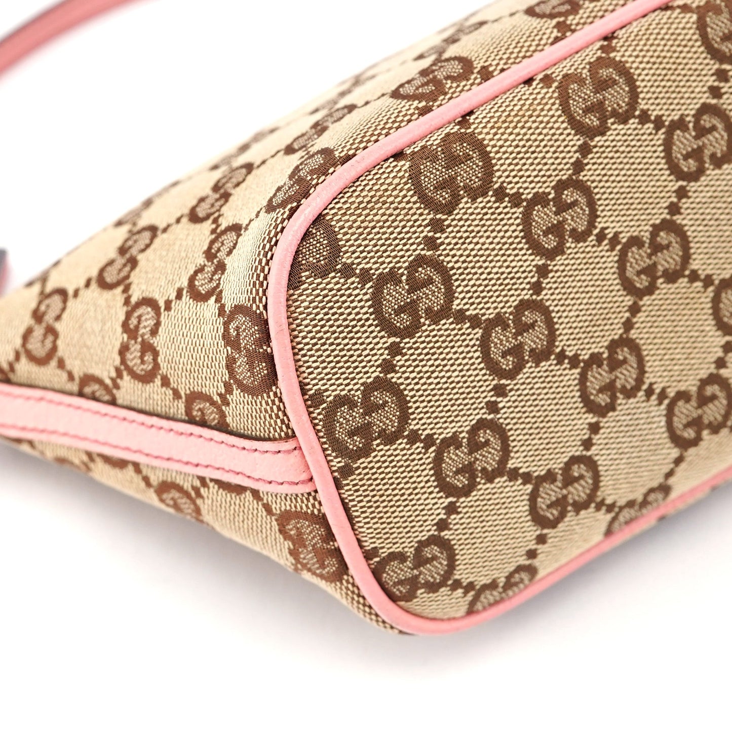07198 Beige Pink GG Boat Pochette