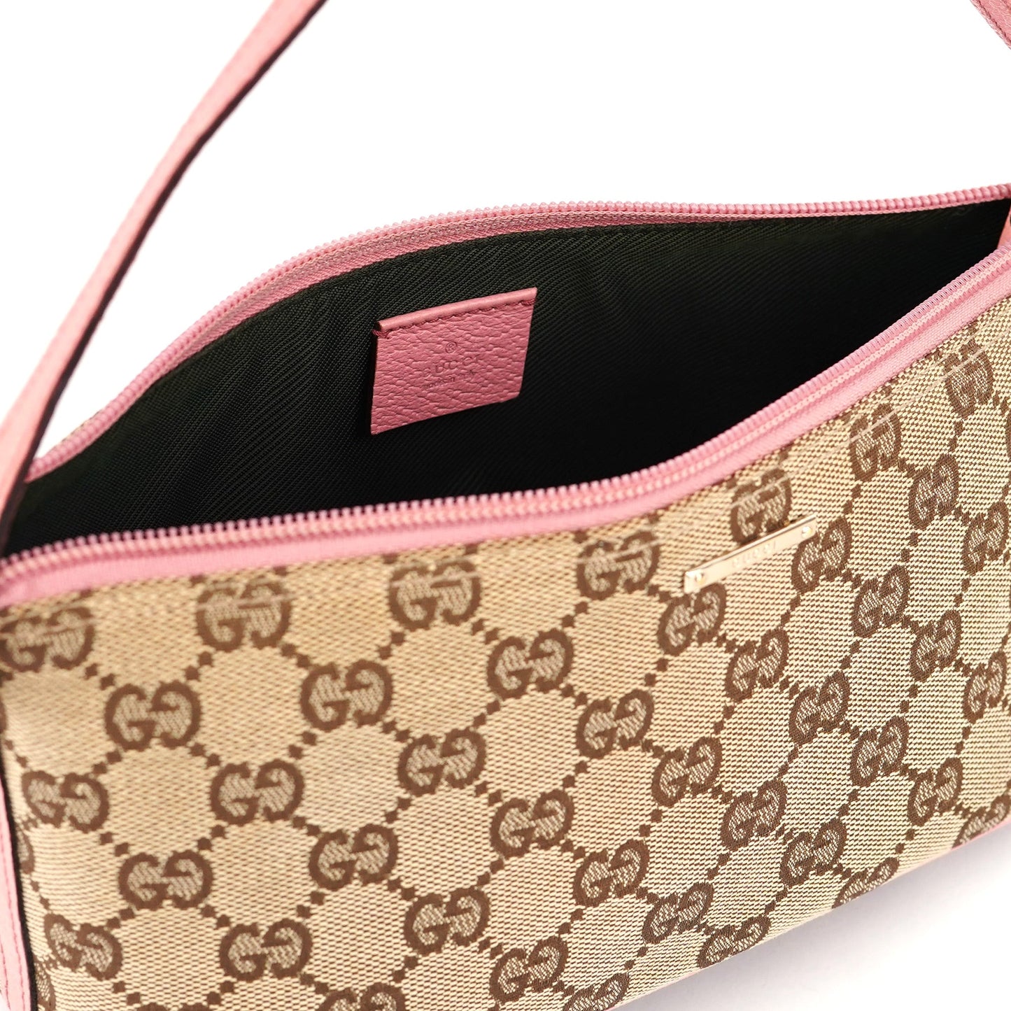 07198 Beige Pink GG Boat Pochette
