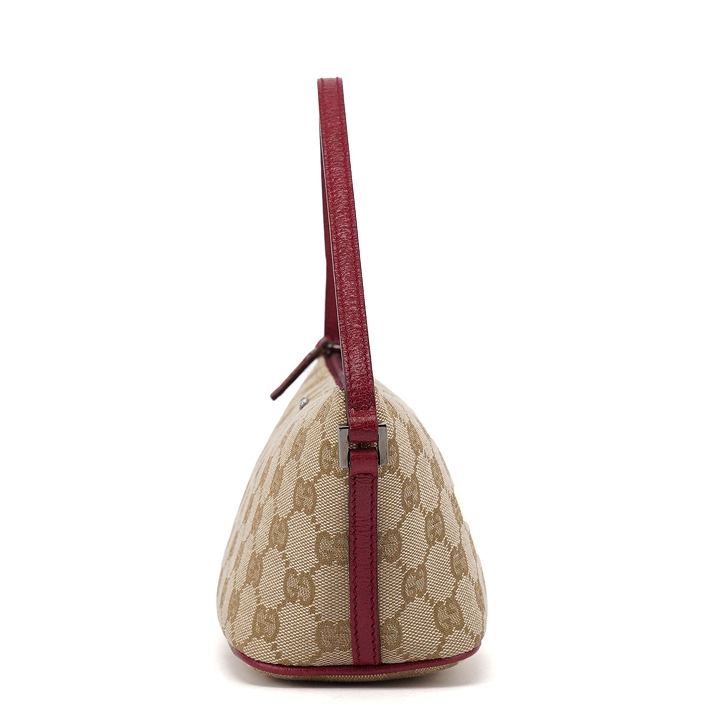 07198 Beige Red GG Boat Pochette