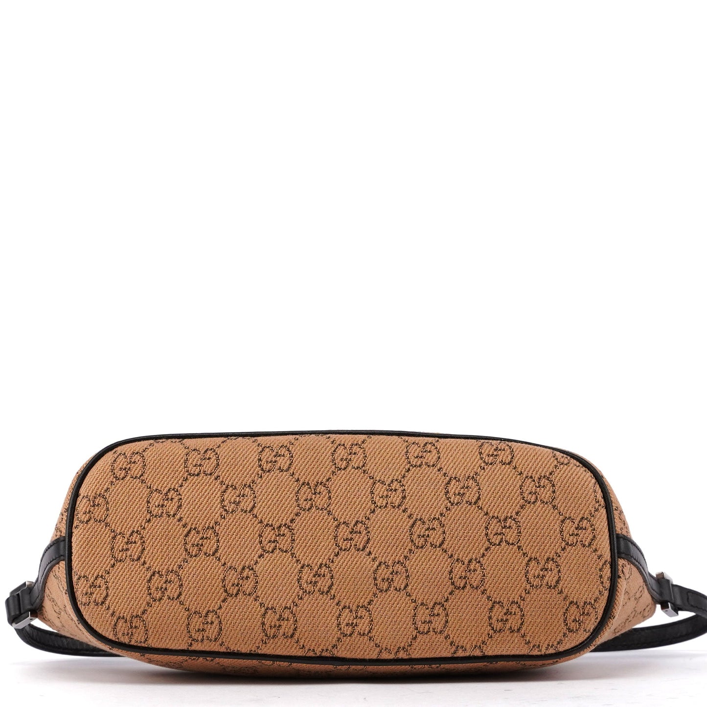 07198 Beige Wool GG Boat Pochette