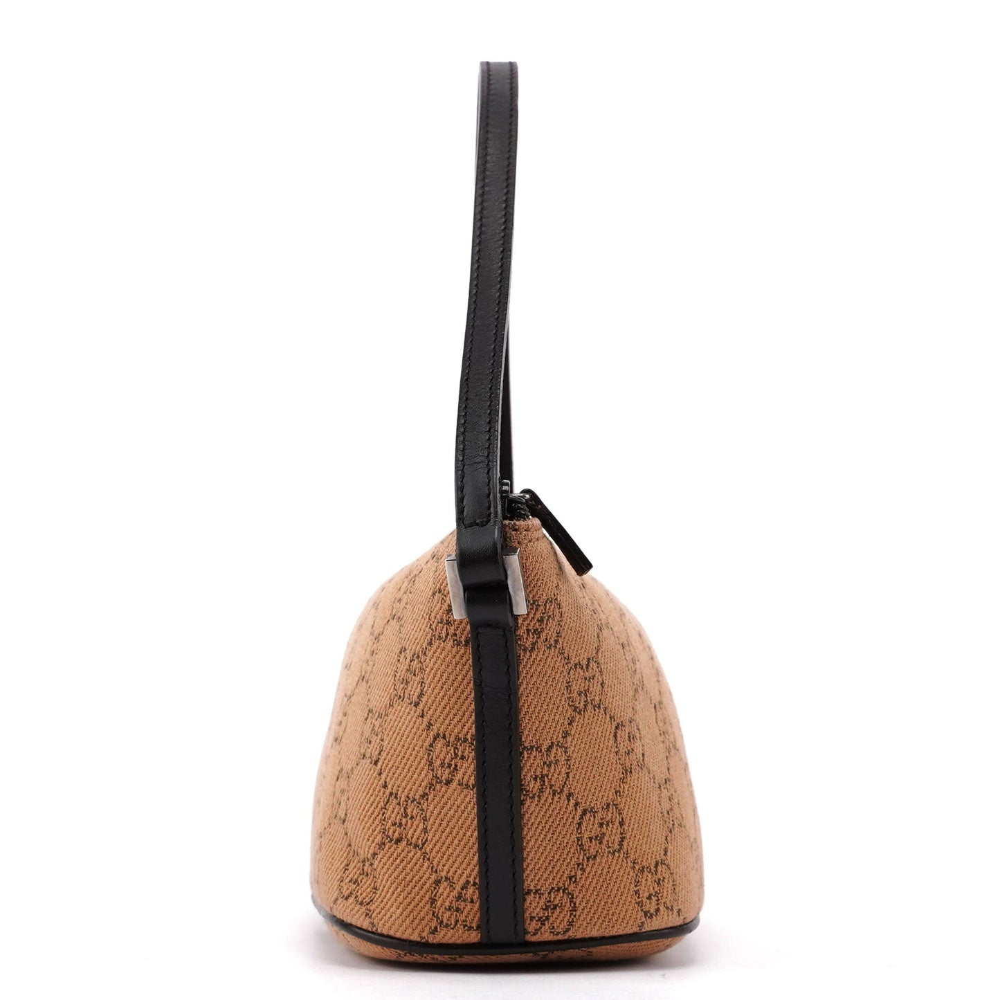 07198 Beige Wool GG Boat Pochette