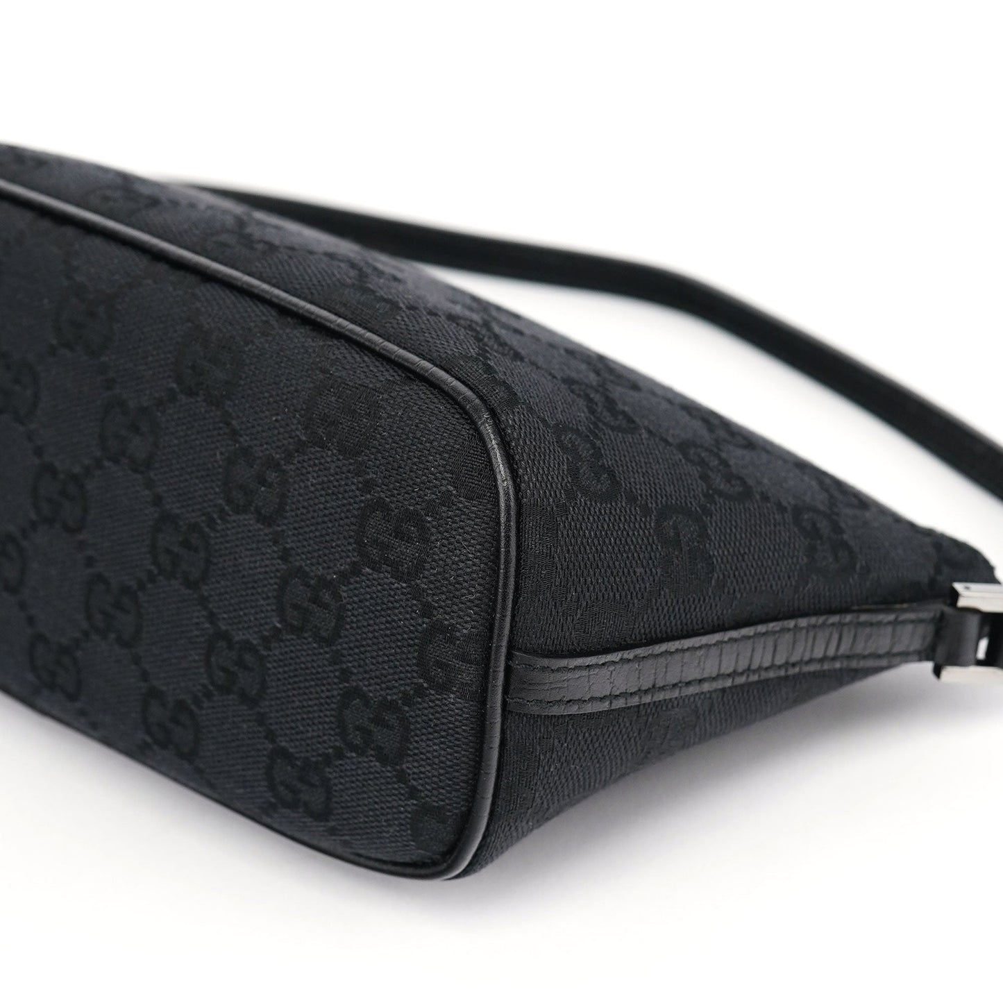 07198 Black GG Boat Pochette