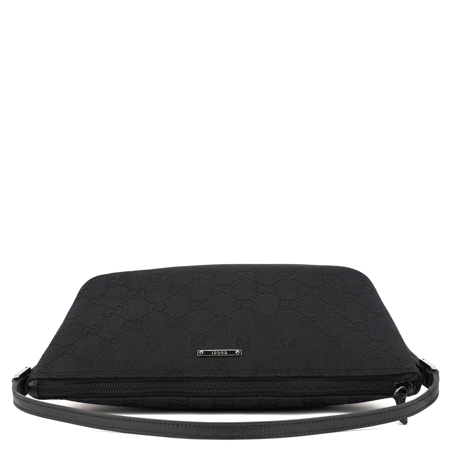 07198 Black GG Boat Pochette