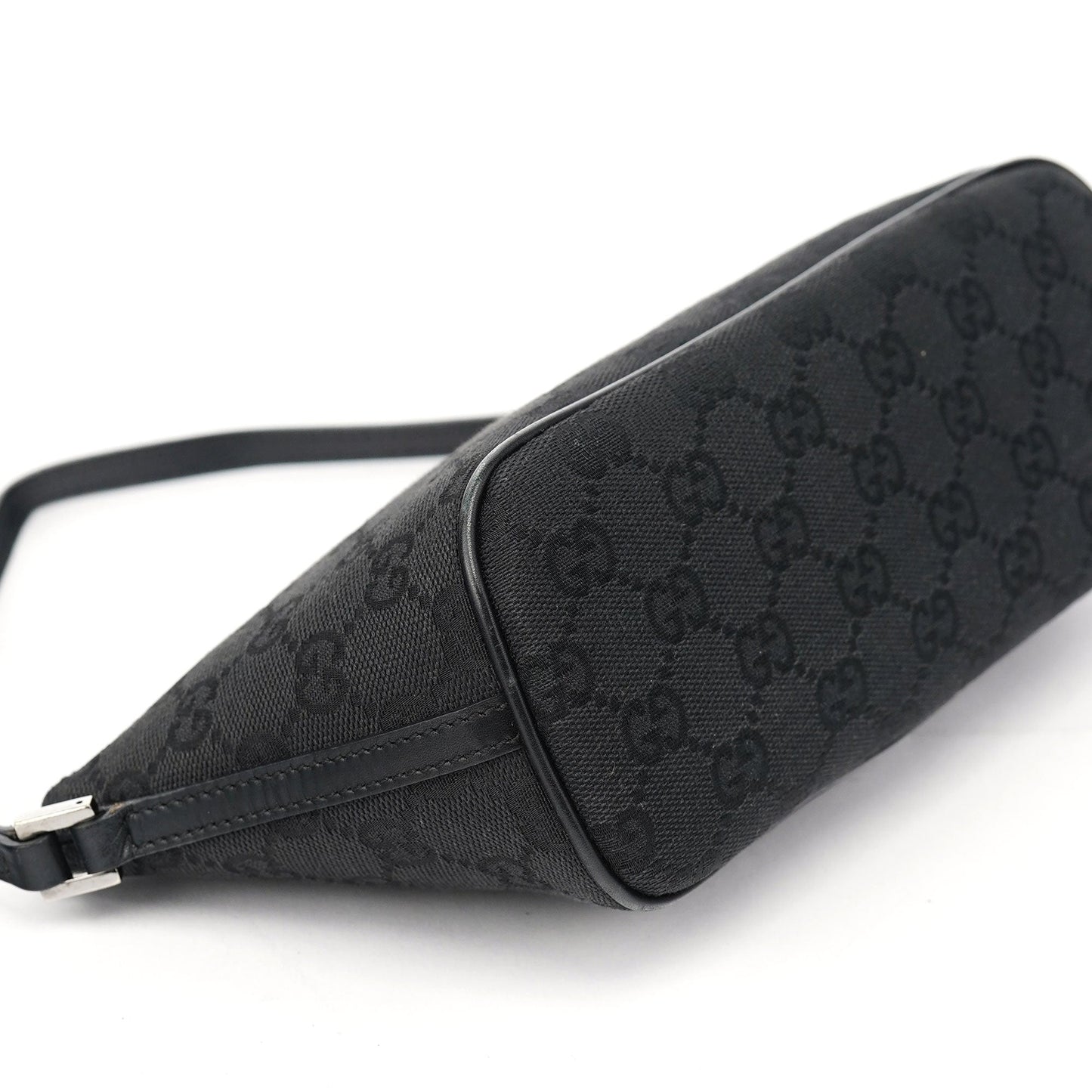07198 Black GG Boat Pochette