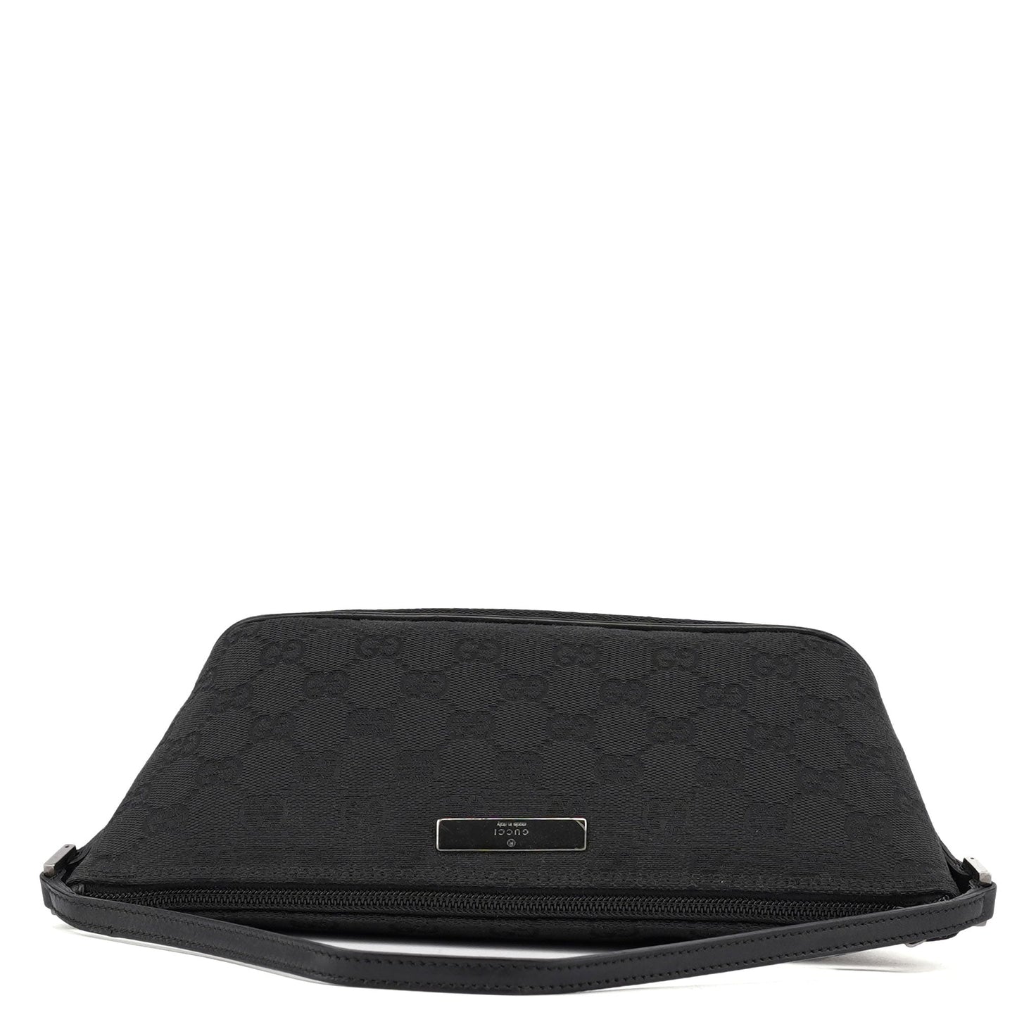 07198 Black GG Boat Pochette