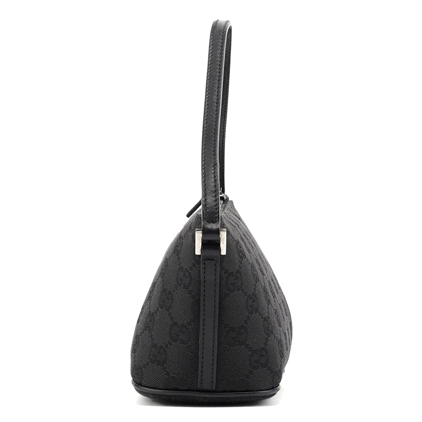 07198 Black GG Boat Pochette