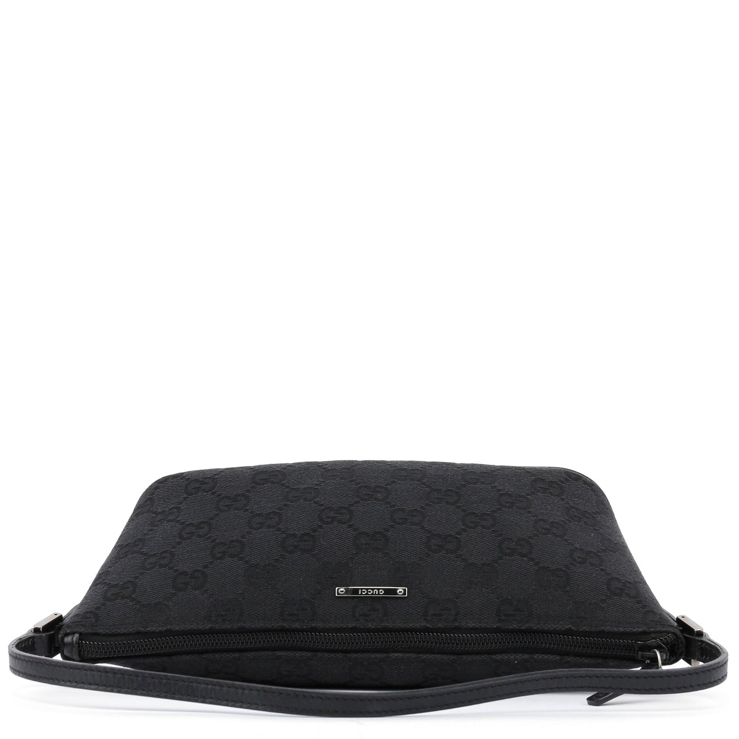 07198 Black GG Boat Pochette