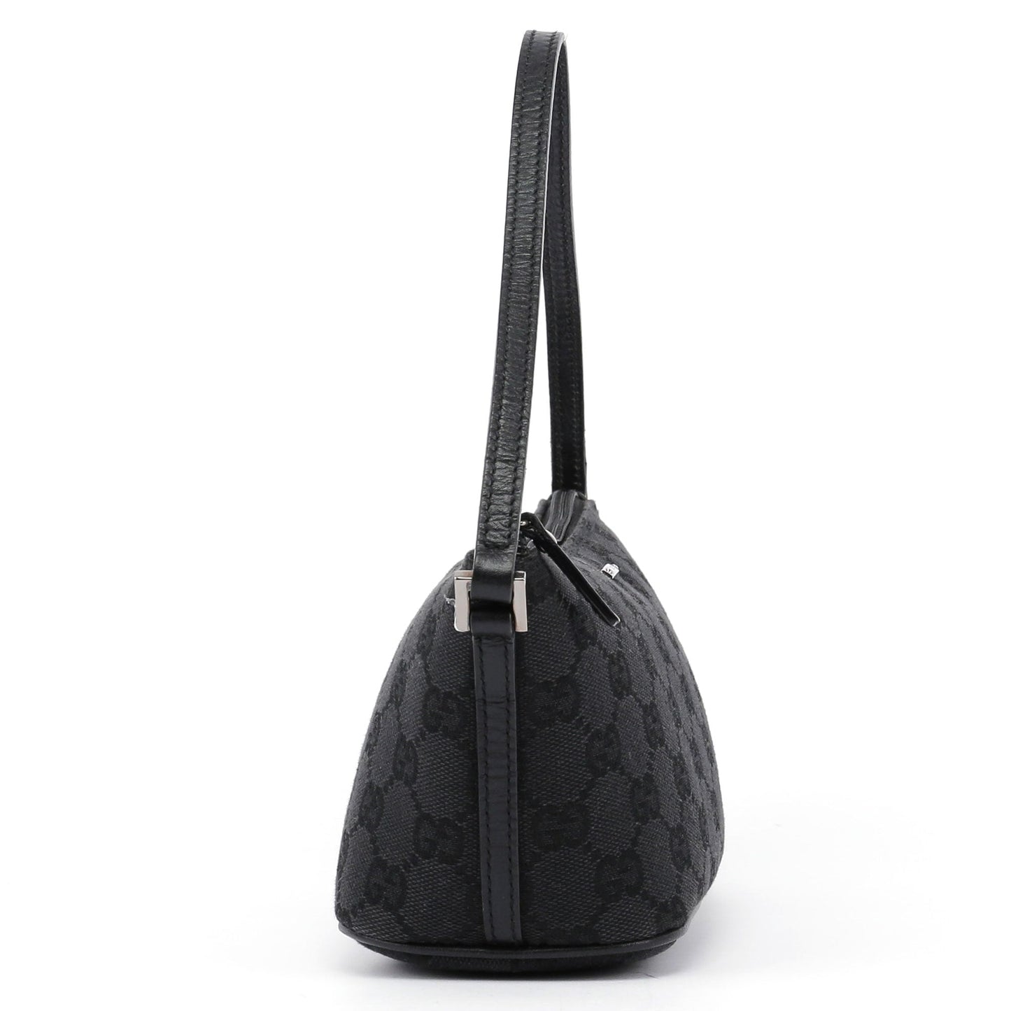 07198 Black GG Boat Pochette