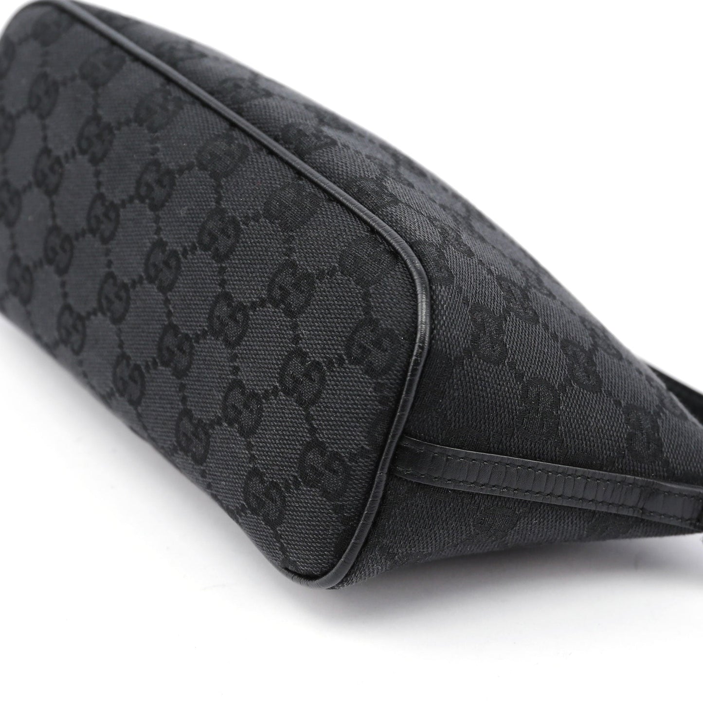 07198 Black GG Boat Pochette