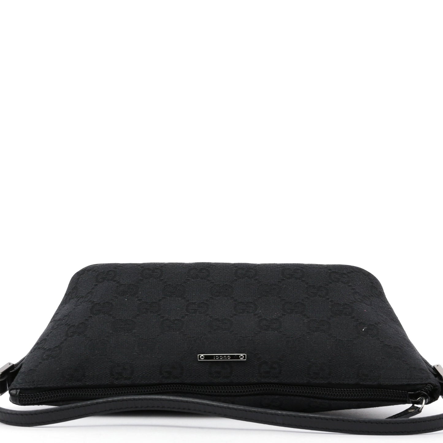 07198 Black GG Boat Pochette