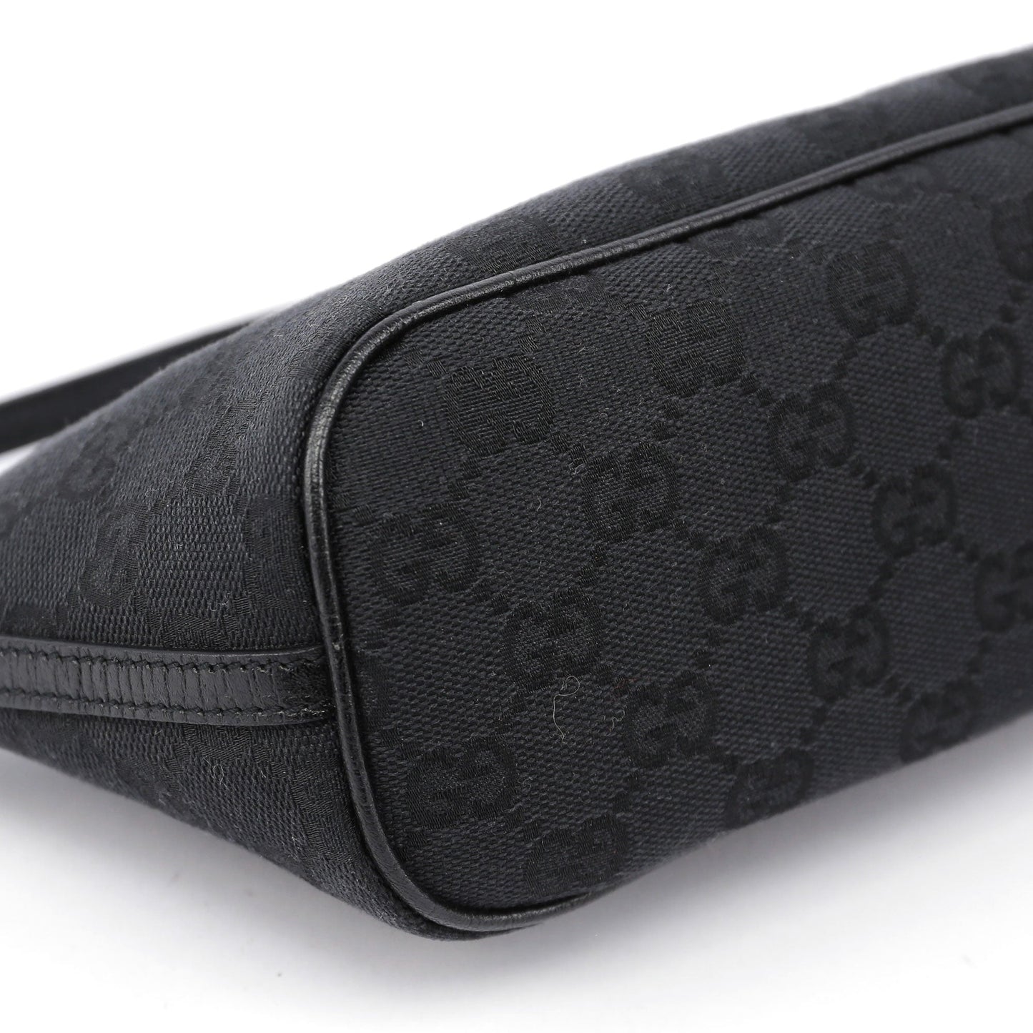07198 Black GG Boat Pochette