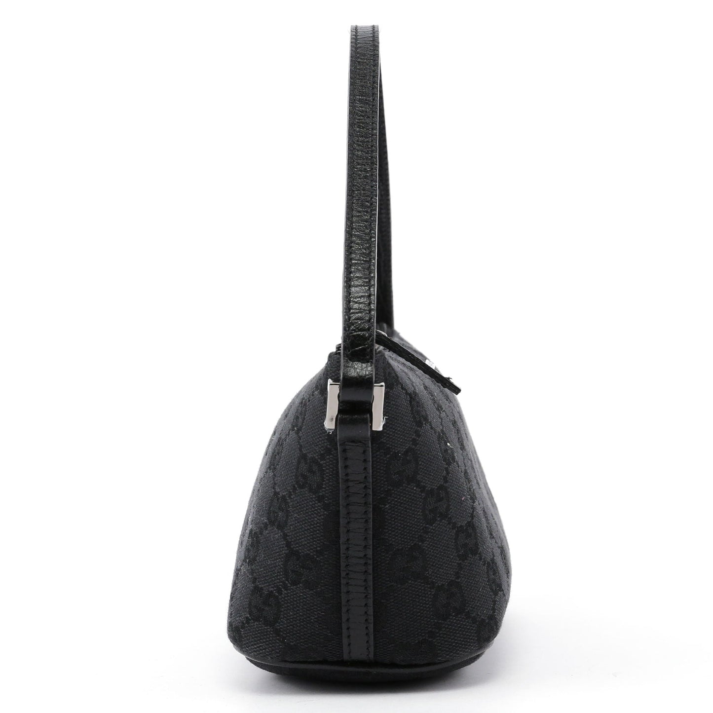 07198 Black GG Boat Pochette