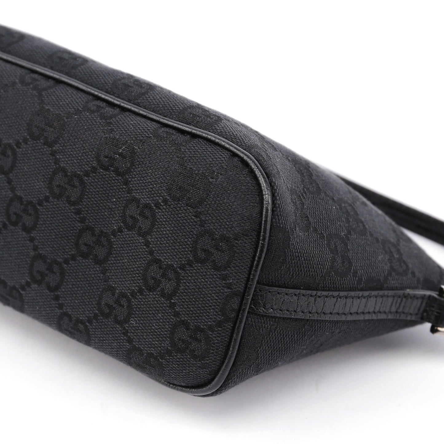 07198 Black GG Boat Pochette