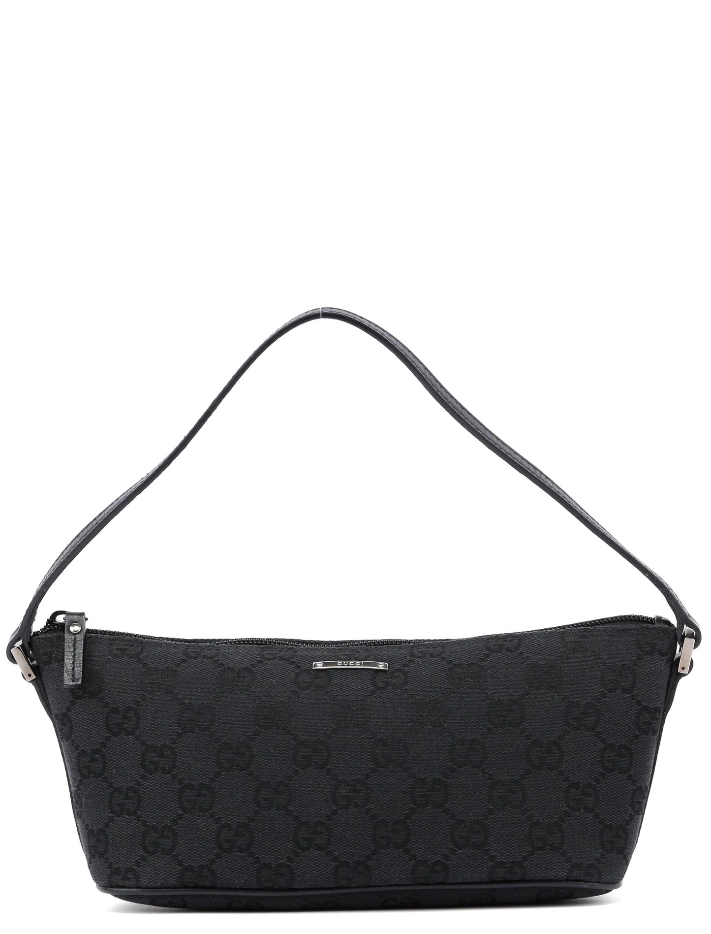 07198 Black GG Boat Pochette