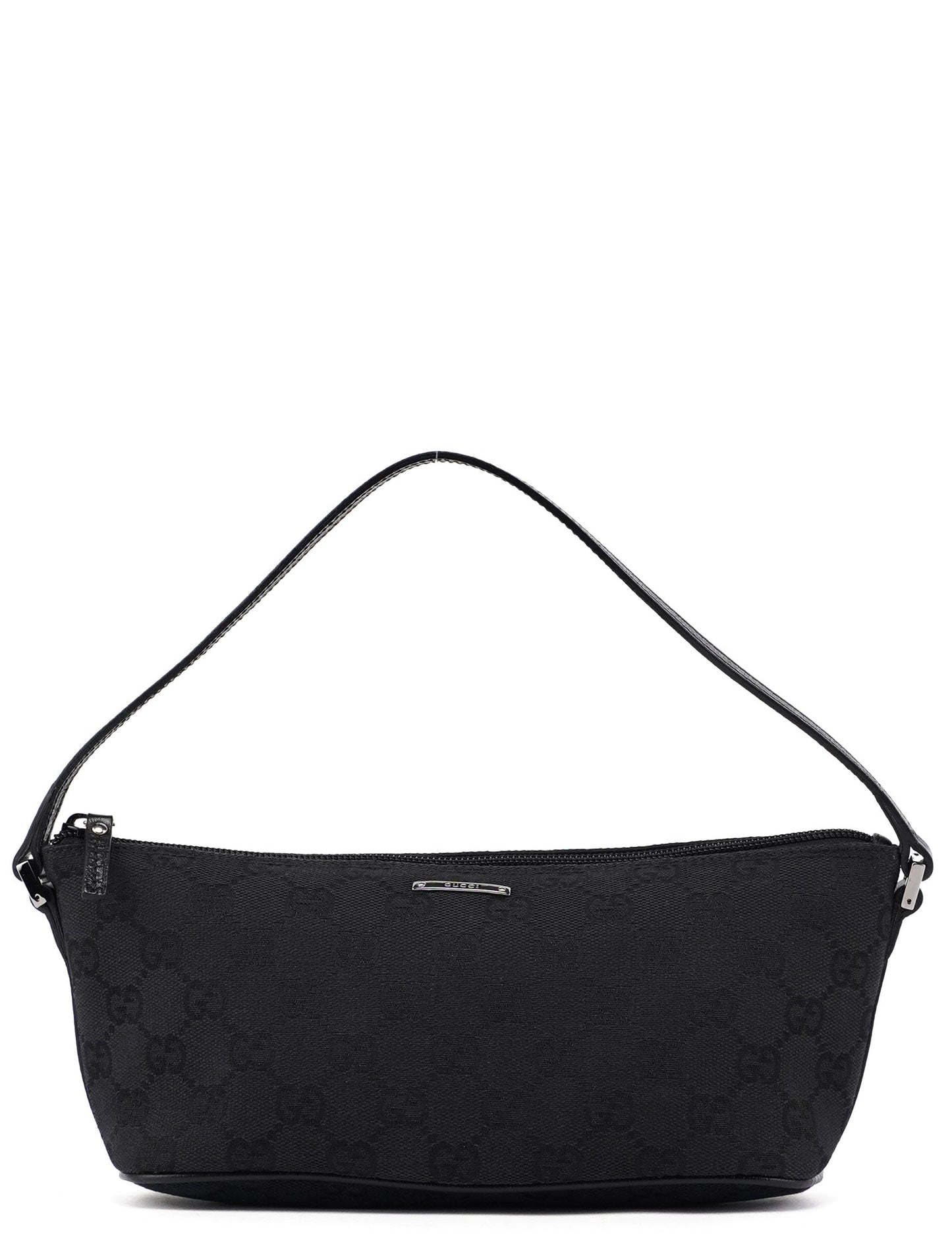 07198 Black GG Boat Pochette