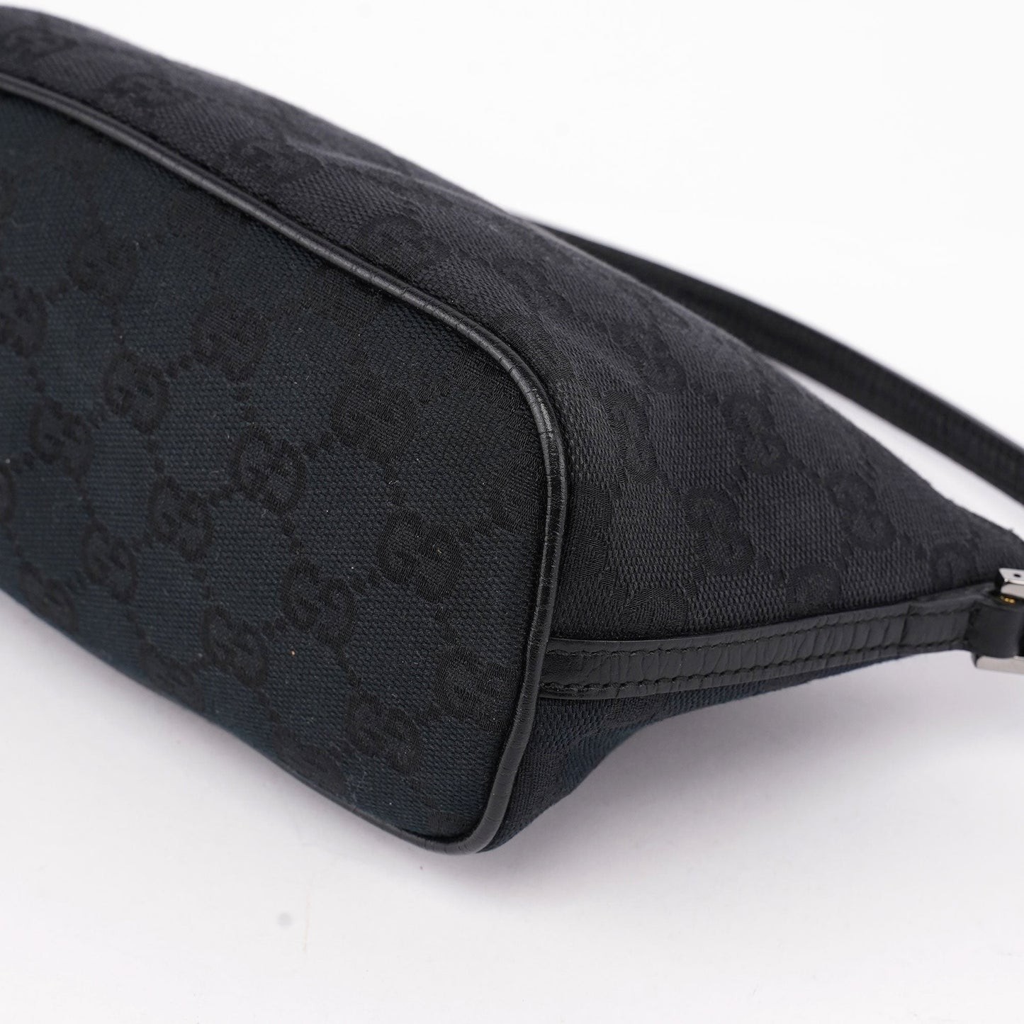 07198 Black GG Boat Pochette