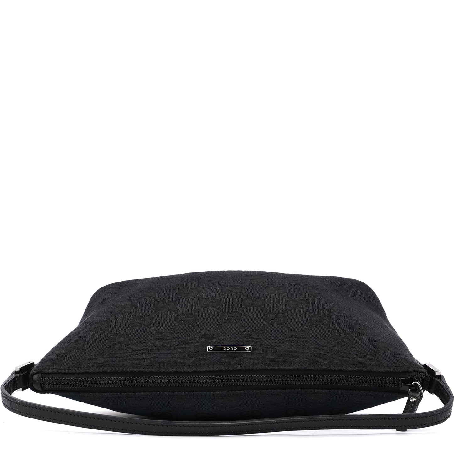 07198 Black GG Boat Pochette