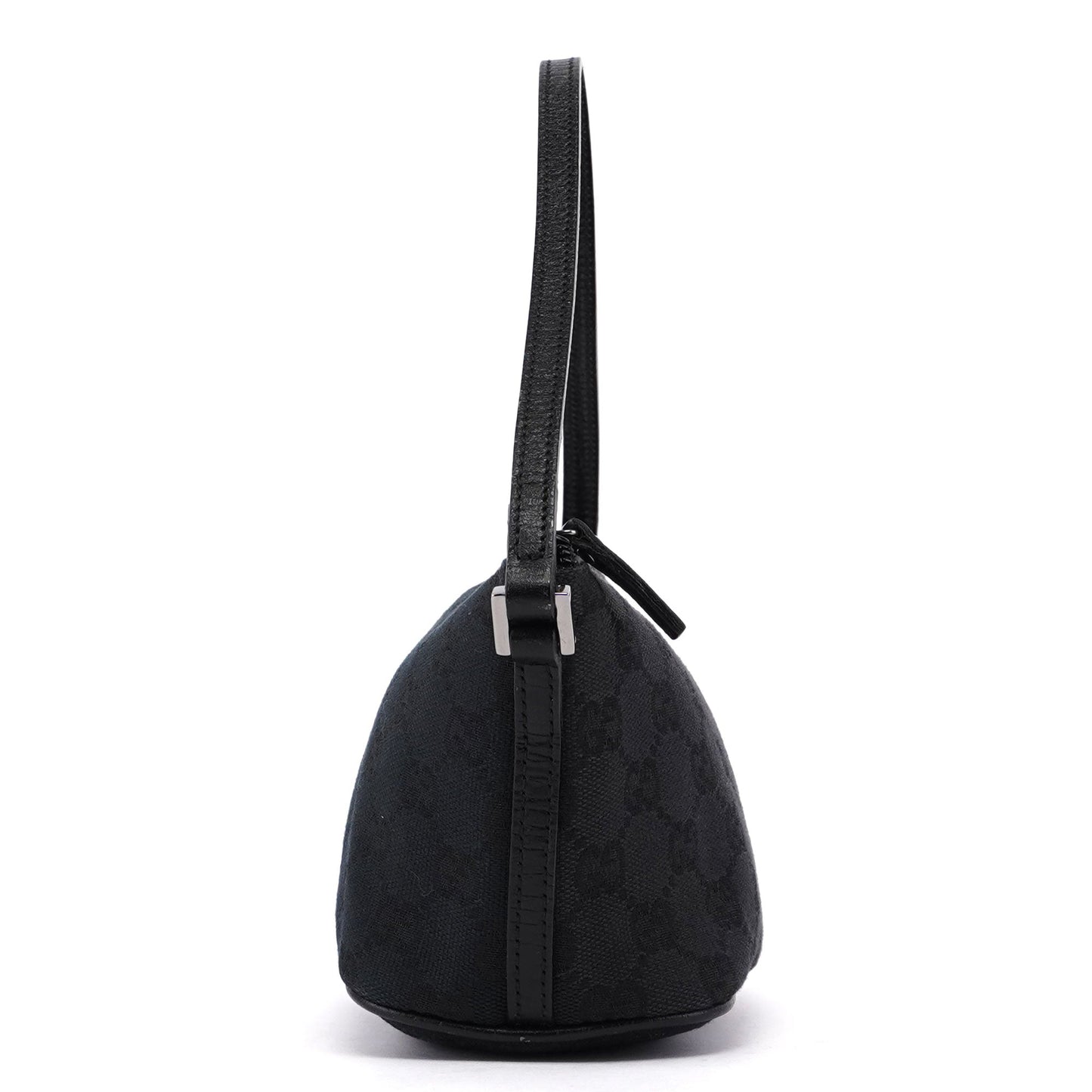 07198 Black GG Boat Pochette
