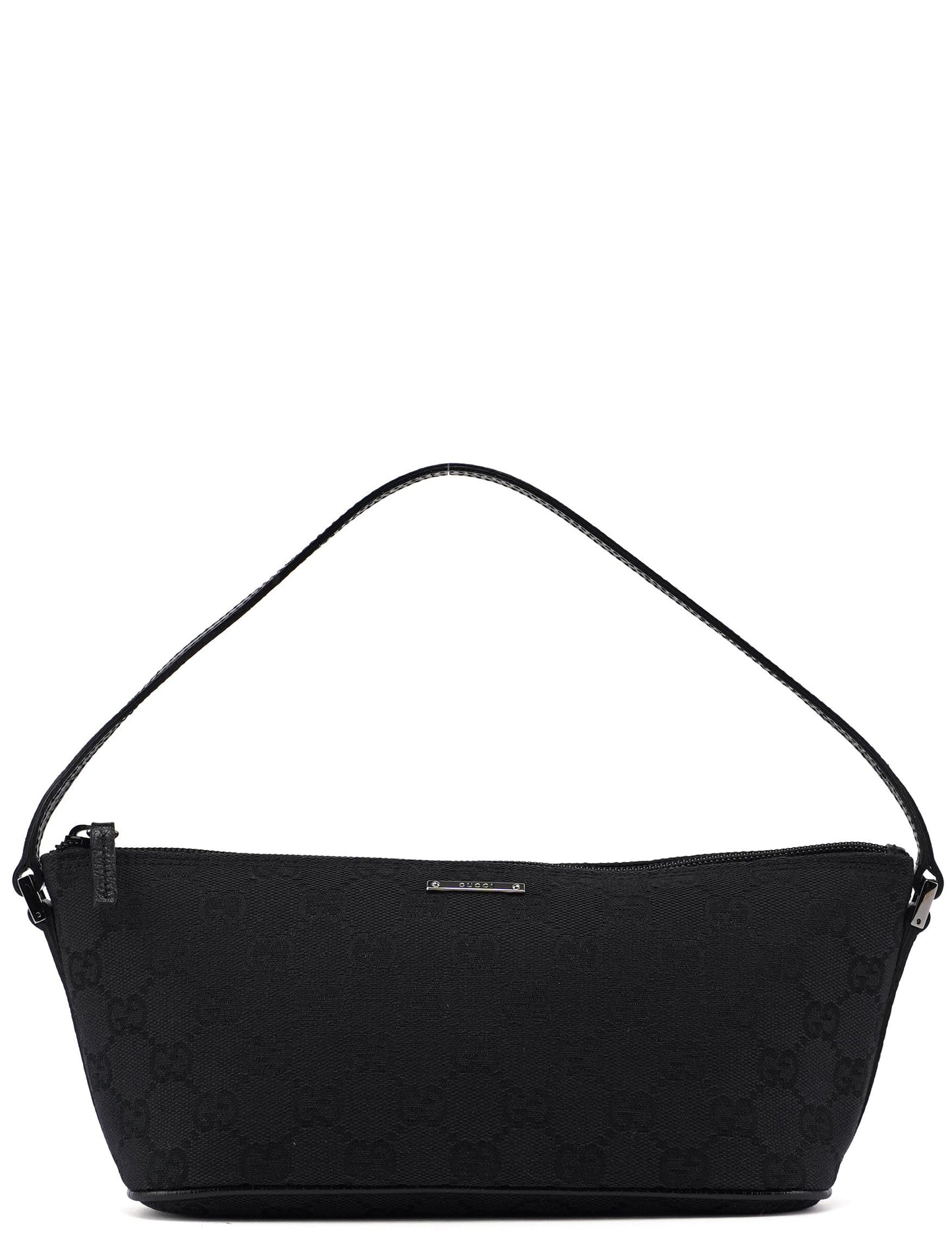 07198 Black GG Boat Pochette