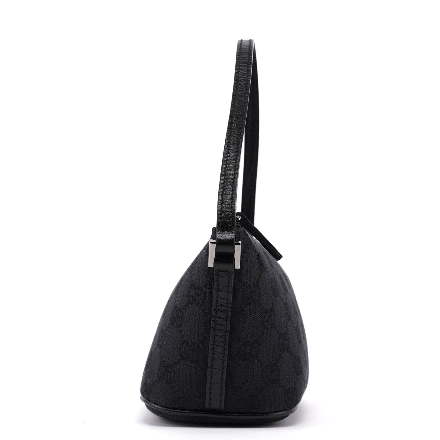 07198 Black GG Boat Pochette