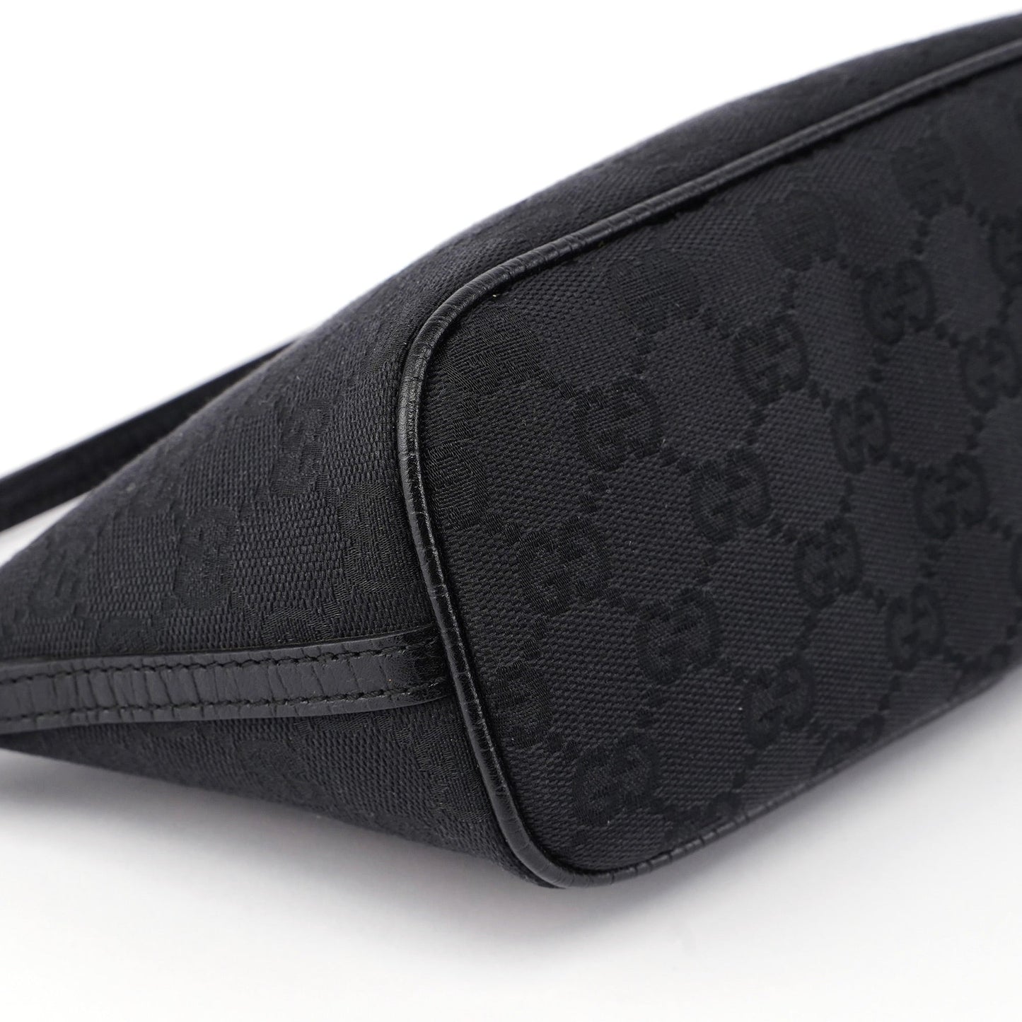 07198 Black GG Boat Pochette
