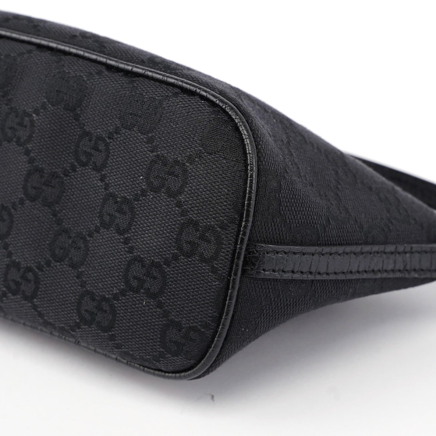 07198 Black GG Boat Pochette