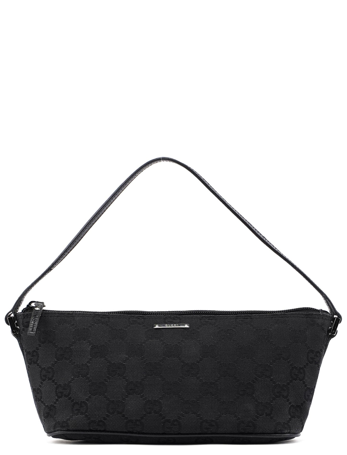 07198 Black GG Boat Pochette