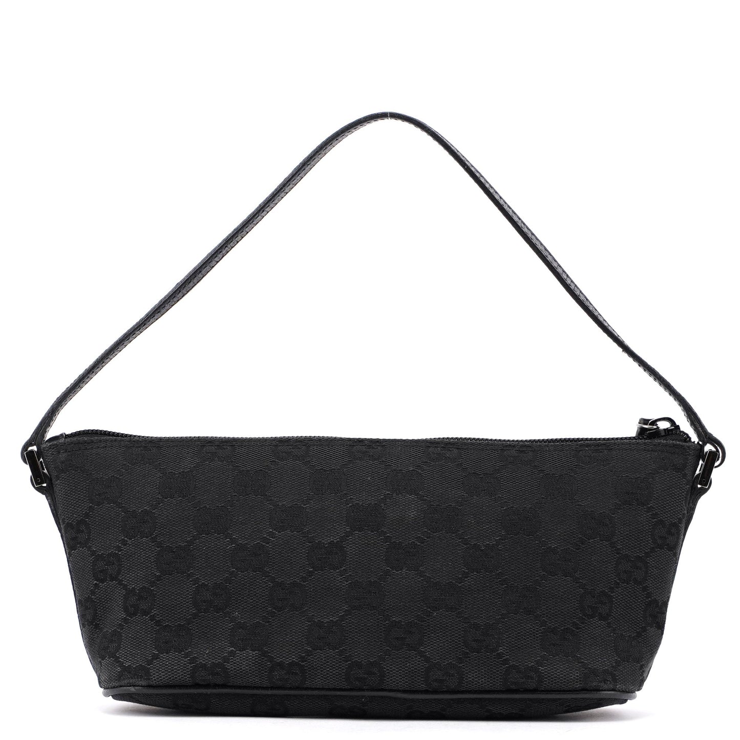 07198 Black GG Boat Pochette
