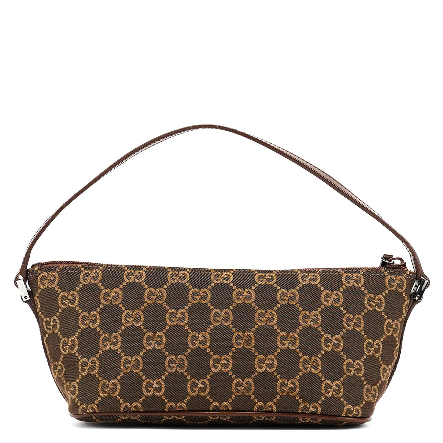 07198 Brown GG Boat Pochette
