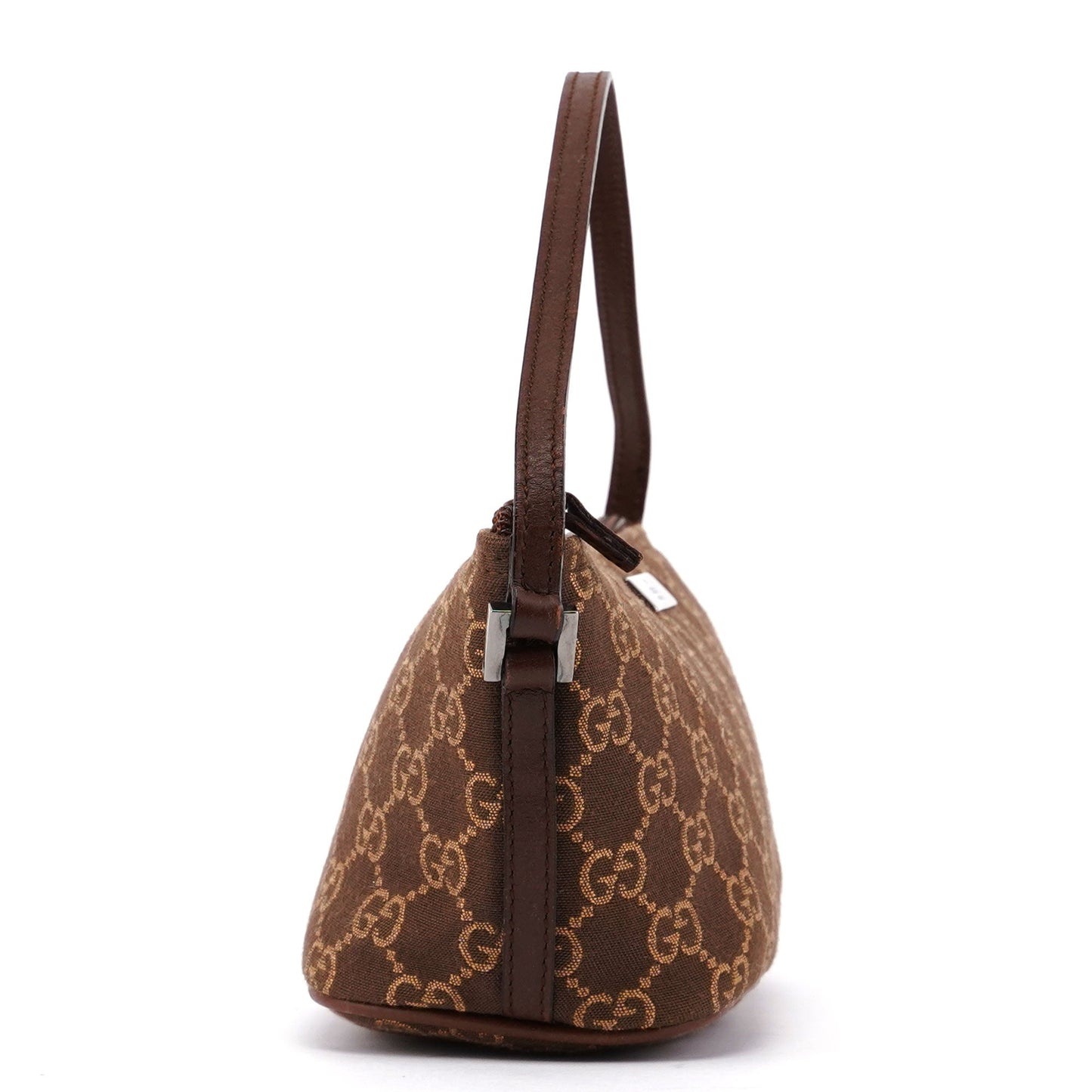07198 Brown GG Boat Pochette