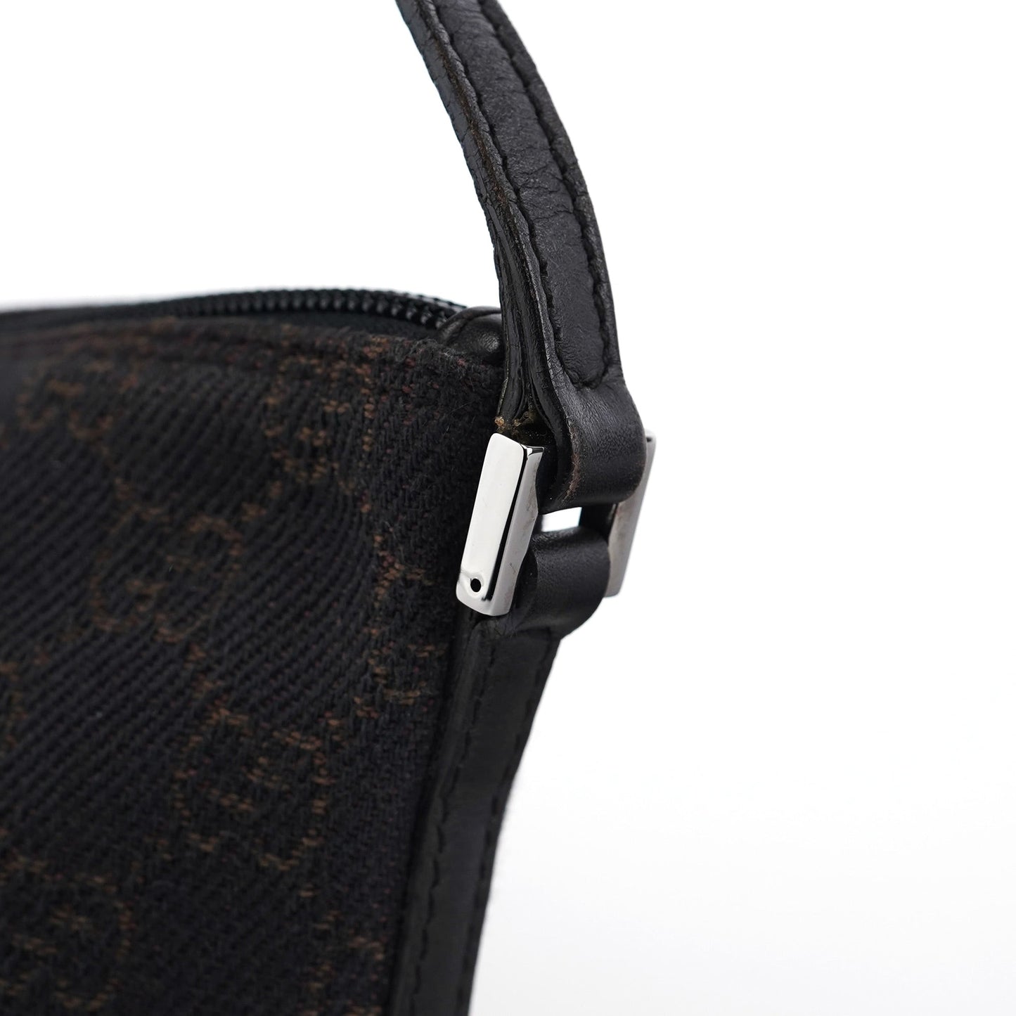 07198 Brown GG Boat Pochette